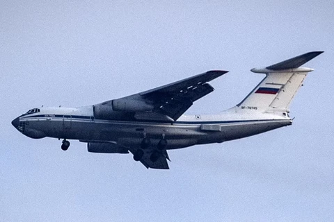 Máy bay vận tải Ilyushin IL-76 của Không quân Nga. (Nguồn: AFP/Getty Images)