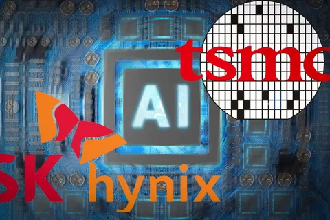 SK Hynix bắt tay với TSMC phát triển mẫu chip nhớ tiên tiến thế hệ thứ 6. (Nguồn: AP) 