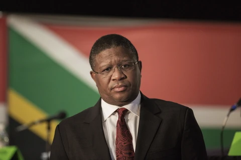 Tổng Thư ký đảng Đại hội dân tộc Phi (ANC) tại Nam Phi, ông Fikile Mbalula. (Ảnh: AFP/TTXVN)