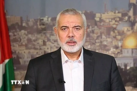 Lãnh đạo Phong trào Hồi giáo Hamas, ông Ismail Haniyeh. (Ảnh: IRNA/TTXVN)