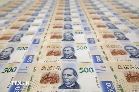 Đồng Peso của Mexico. (Ảnh: AFP/TTXVN)