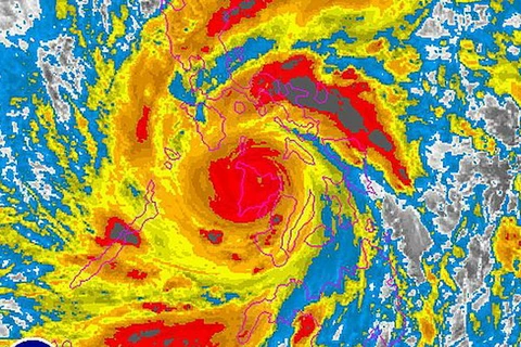 Bão Haiyan sẽ đổ bộ vào Trung Trung Bộ ngày 10/11