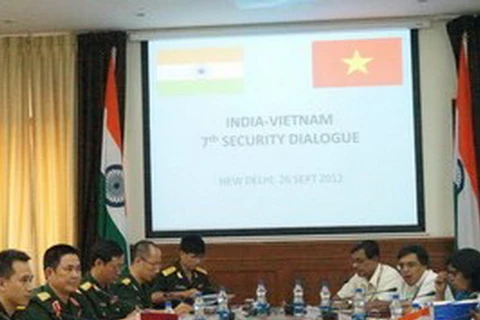 Toàn cảnh Đối thoại chiến lược quốc phòng Việt Nam-Ấn Độ năm 2012. (Ảnh: Minh Lý/Vietnam+)