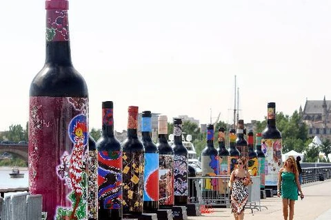 Hội chợ rượu vang Bordeaux, Pháp (Nguồn: TTXVN)