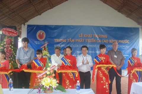 Khánh thành trung tâm phát triển cacao ở Bình Phước