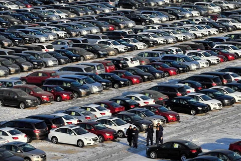 Doanh số bán xe ở Trung Quốc trong tháng 3 tăng 6,6%