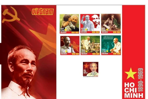 Sri Lanka phát hành bộ tem hình Chủ tịch Hồ Chí Minh