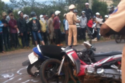 Tai nạn giao thông ở Bắc Giang làm 2 người thiệt mạng