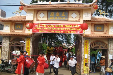 Lễ Nghinh Ông ở tỉnh Trà Vinh đón nhận danh hiệu Di sản quốc gia