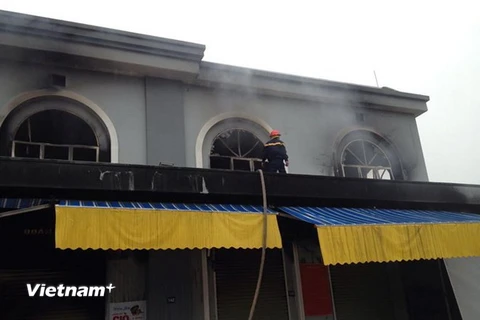 Dập tắt kịp thời đám cháy chợ Bảo Lộc ở Lâm Đồng