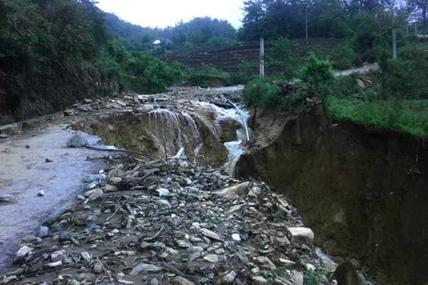 Lũ ống cục bộ gây nhiều thiệt hại trên địa bàn huyện Mèo Vạc 