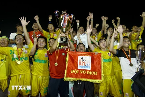 Đánh bại Hà Nội T&T, Sông Lam Nghệ An vô địch giải U.21 Báo Thanh Niên