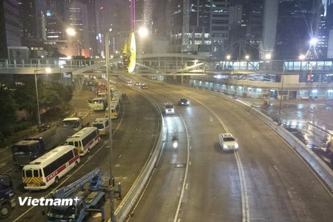Hong Kong hoàn thành giải tán biểu tình "Chiếm Trung tâm"