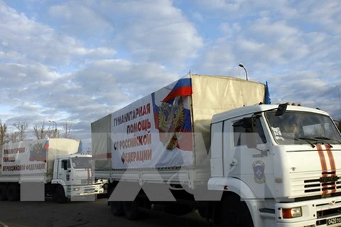 Nga lập đoàn xe nhân đạo thứ 10 đến miền Đông Ukraine