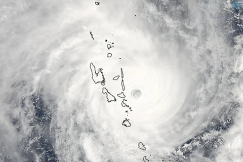 Siêu bão nhiệt đới Pam hoành hành ở Vanuatu làm nhiều người chết