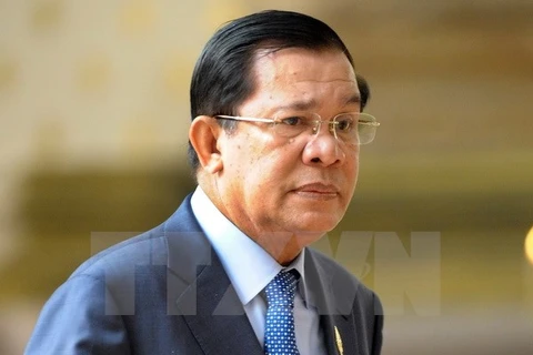 Thủ tướng Campuchia Hun Sen. (Ảnh: AFP/TTXVN) 