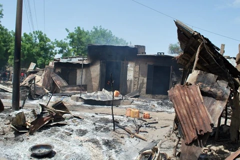 Hiện trường một vụ đánh bom ở Nigeria. (Nguồn: AFP/Getty Images)