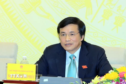 Chủ nhiệm Văn phòng Quốc hội Nguyễn Hạnh Phúc. (Ảnh: An Đăng/TTXVN)