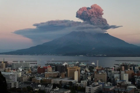 Núi lửa Sakurajim. (Nguồn: wired.com)