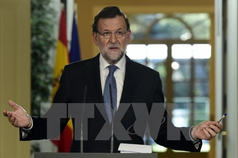 Thủ tướng Tây Ban Nha Mariano Rajoy. (Nguồn: AFP/TTXVN)