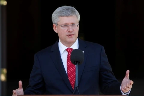 Thủ tướng Stephen Harper. (Nguồn: THX/TTXVN)