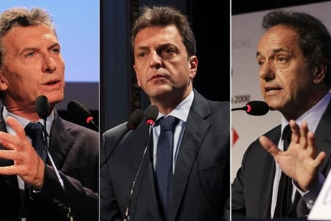 Ba ứng cử viên nặng ký nhất trong cuộc bầu cử tổng thống Argentina. (Nguồn: Infobae.com)