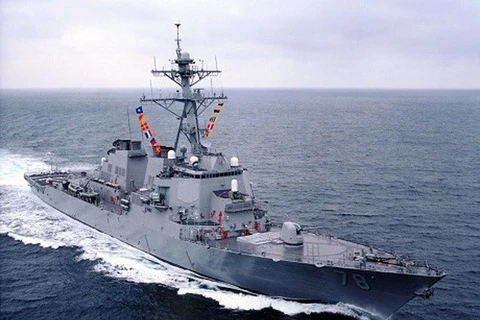 Tàu khu trục DDG-78 USS Porter của Hải quân Mỹ. (Nguồn: Defence)