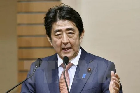 Thủ tướng Nhật Bản Shinzo Abe. (Ảnh: Kyodo/TTXVN)