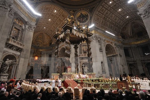 Nhà thờ Basilica Thánh Peter ở Vatican. (Nguồn: AFP/TTXVN)
