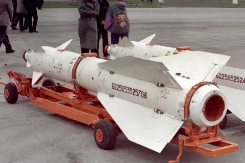 Tên lửa không đối đất độ chính xác cao Kh-29L của Nga. Ảnh minh họa. (Nguồn: edefense.blogspot.com)