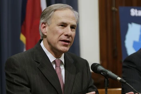 Thống đốc bang Texas của Mỹ, Greg Abbott. (Nguồn: Getty Images)