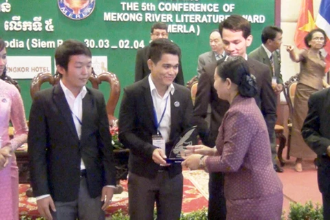 Lễ trao giải Hội nghị Văn học sông Mekong lần thứ 5. Ảnh min họa. (Nguồn: akp.gov.kh)