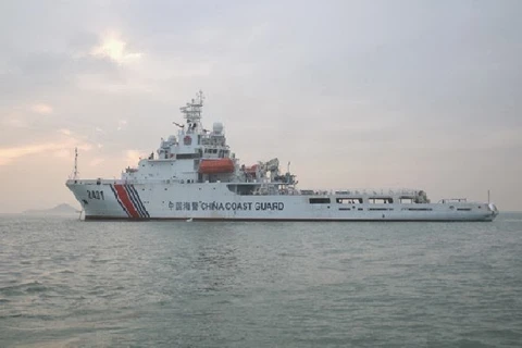 Tàu của lực lượng bảo vệ bờ biển Trung Quốc. (Nguồn: chindonews.blogspot.com)