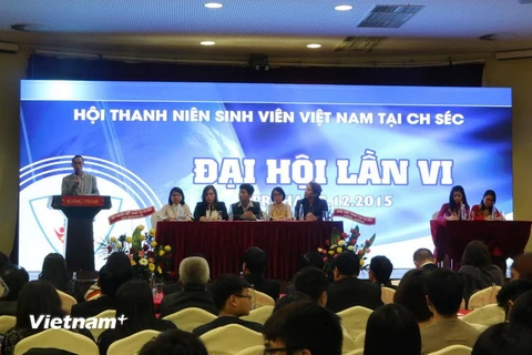 Quang cảnh Đại hội Hội Thanh niên-sinh viên Việt Nam tại Séc. (Ảnh: Hồng Tâm/Vietnam+)