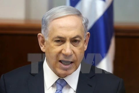 Thủ tướng Israel Benjamin Netanyahu. (Nguồn: AFP/TTXVN)