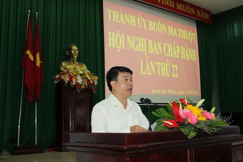 Bí thư Thành ủy Buôn Ma Thuột Y Thanh Hà Niê Kdăm. (Nguồn: daklak24h.com.vn)