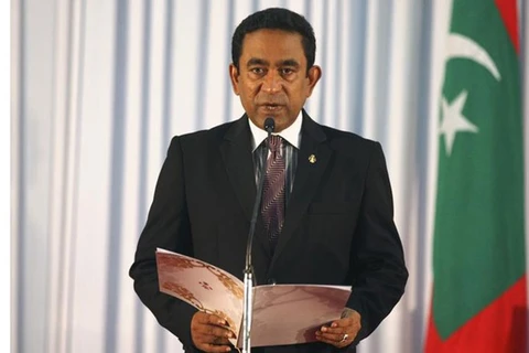 Tổng thống Maldives Abdulla Yameen. (Nguồn: ibnlive.com)