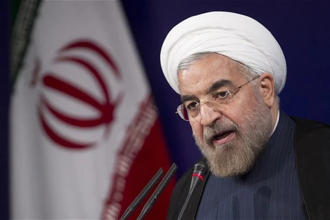 Tổng thống Iran Hassan Rouhani. (Nguồn: REX FEATURES)