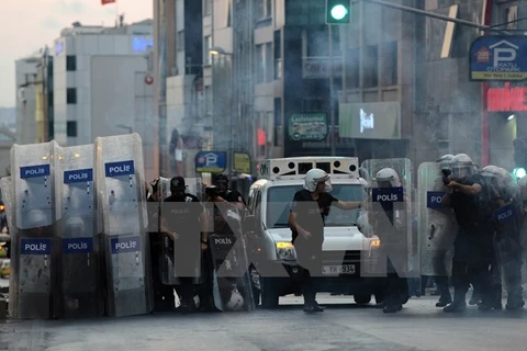 Cảnh sát Thổ Nhĩ Kỳ. (Nguồn: AFP/TTXVN)