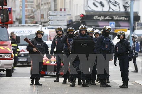 Lực lượng an ninh Pháp. (Nguồn: AFP/TTXVN)