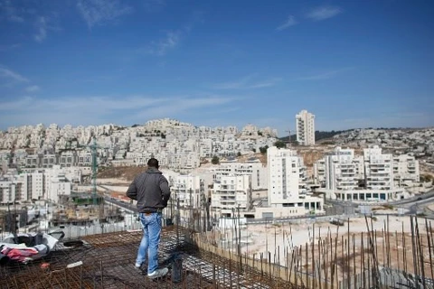 Một khu định cư Do Thái ở Bờ Tây. (Nguồn: Reuters)