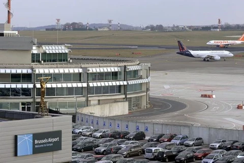 Sân bay Brussels đã tạm ngưng hoạt động sau các vụ đánh bom (Nguồn: Twitter)