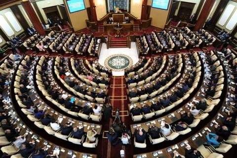 Quang cảnh một phiên họp của Thượng viên Kazakhstan. (Nguồn: astanatimes