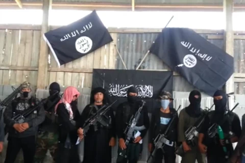 Các phần tử thánh chiến liên hệ với IS ở Philippines. (Nguồn: catholicismusa.com)