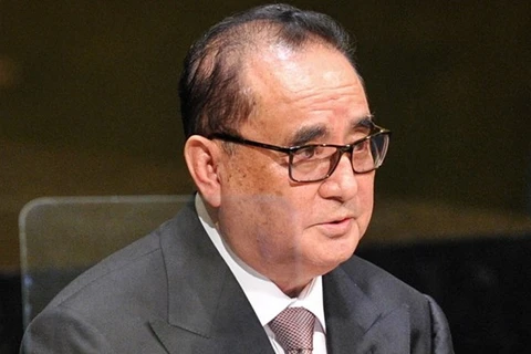 Ngoại trưởng Triều Tiên Ri Su-yong. (Nguồn: Guardian)