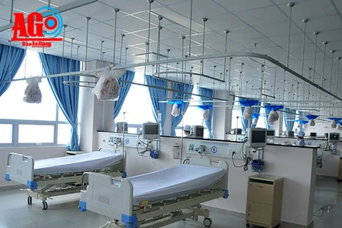 Một góc khu vực hậu phẫu bệnh viện đa khoa trung tâm An Giang. (Nguồn: Báo An Giang)