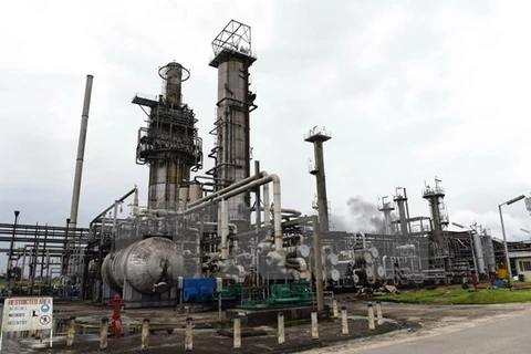 Nhà máy lọc dầu tại Port Harcourt, Nigeria ngày 16/9. (Nguồn: AFP/TTXVN)
