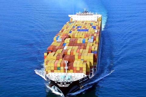 Tàu chở hàng xuất khẩu tới Chile. (Ảnh minh họa. Nguồn: Cortenlogistics.com) 