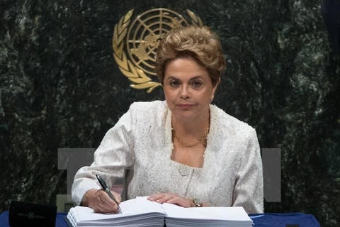 Tổng thống Brazil Dilma Rousseff. (Nguồn: AFP/TTXVN)