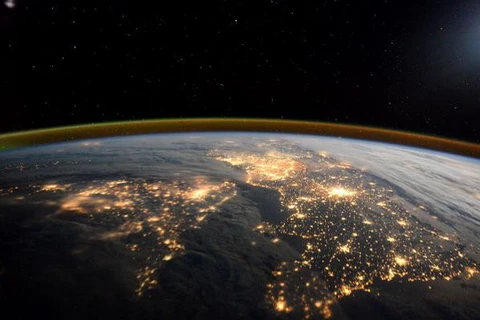 Vương quốc Anh và Bắc Âu nhìn từ vũ trụ. (Nguồn: nationalgeographic.com)